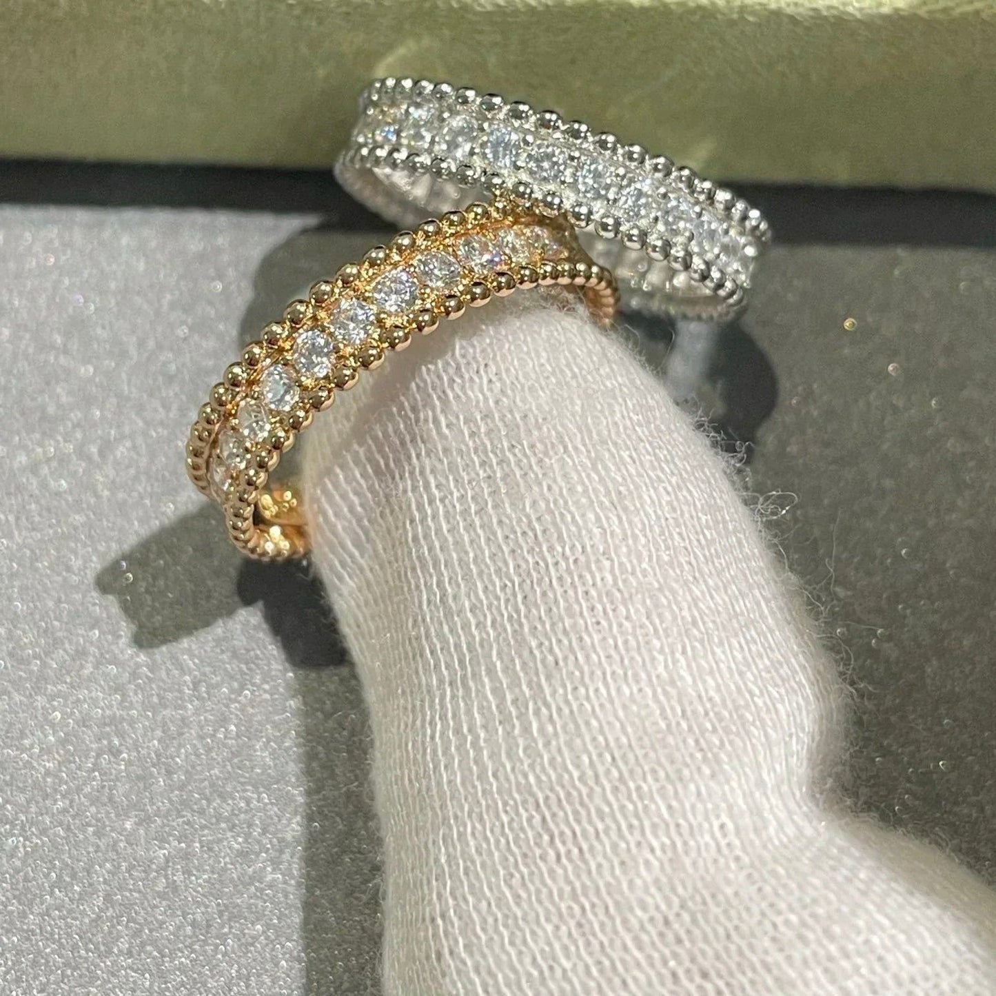 [Echo Fine ]PERLEE DIAMOND SILVER RING