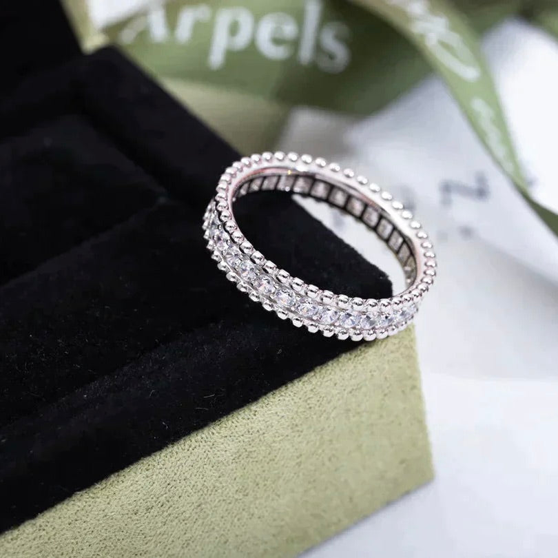 [Echo Fine ]PERLEE DIAMOND SILVER RING