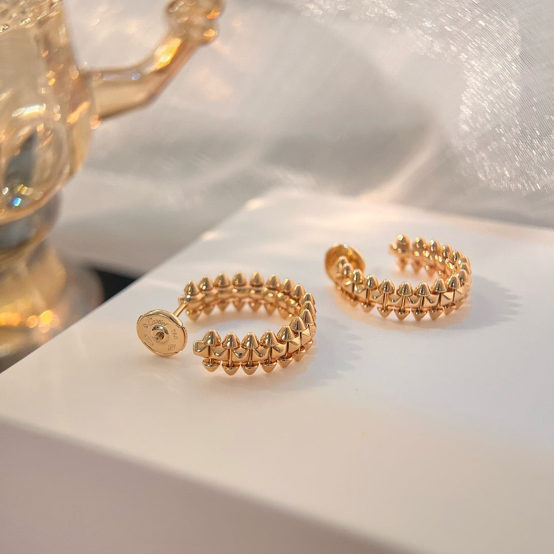 [Echo Fine ]CLASH SMALL HOOP EARRINGS
