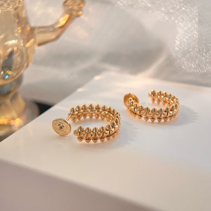 [Echo Fine ]CLASH SMALL HOOP EARRINGS