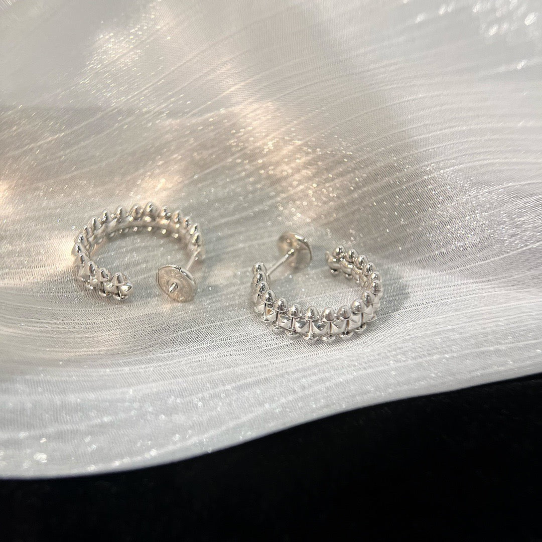 [Echo Fine ]CLASH SMALL HOOP EARRINGS