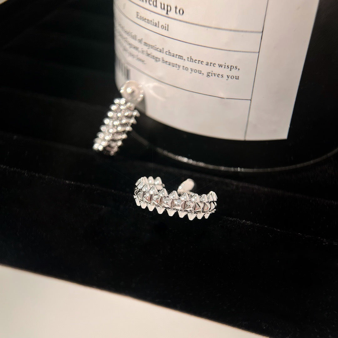[Echo Fine ]CLASH SMALL HOOP EARRINGS