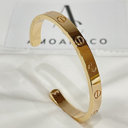 [Echo Fine ]LOVE BRACELET 6.1MM OPEN CUFF