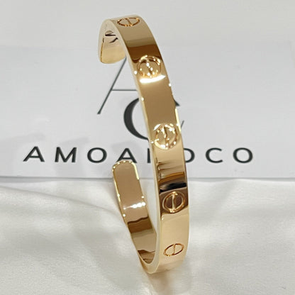 [Echo Fine ]LOVE BRACELET 6.1MM OPEN CUFF