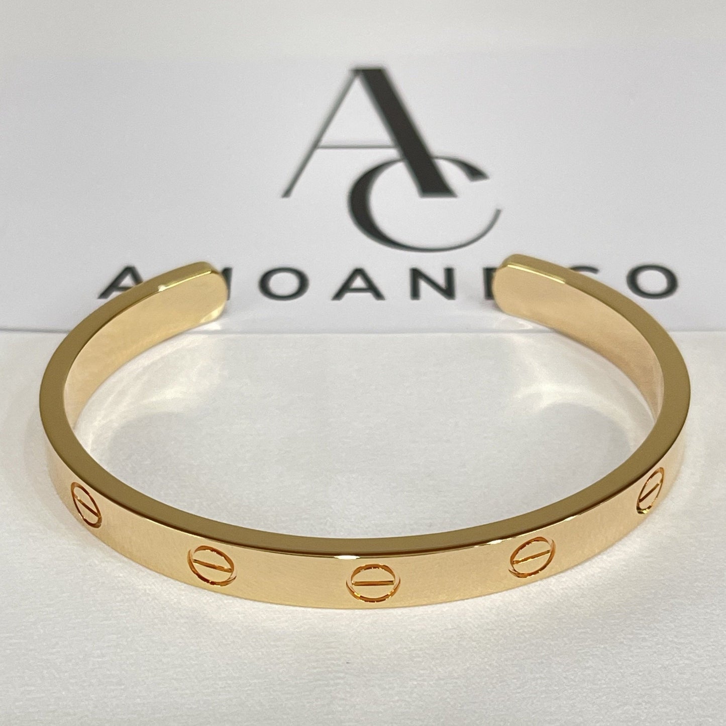 [Echo Fine ]LOVE BRACELET 6.1MM OPEN CUFF