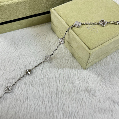 [Echo Fine ]CLOVER 6 MOTIF DIAMOND LASER BRACELET