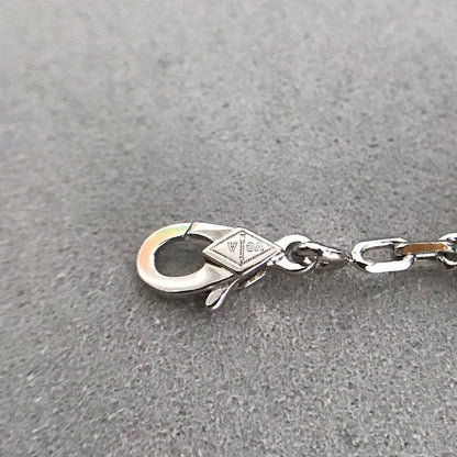 [Echo Fine ]CLOVER 5 MOTIF ONYXS DIAMOND BRACELET SILVER