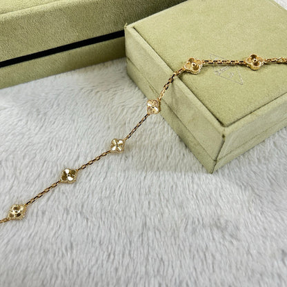 [Echo Fine ]CLOVER 6 MOTIF DIAMOND BRACELET