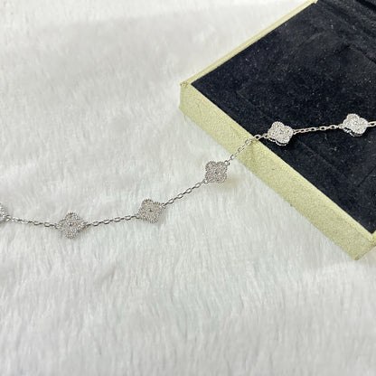 [Echo Fine ]CLOVER 6 MOTIF DIAMOND BRACELET