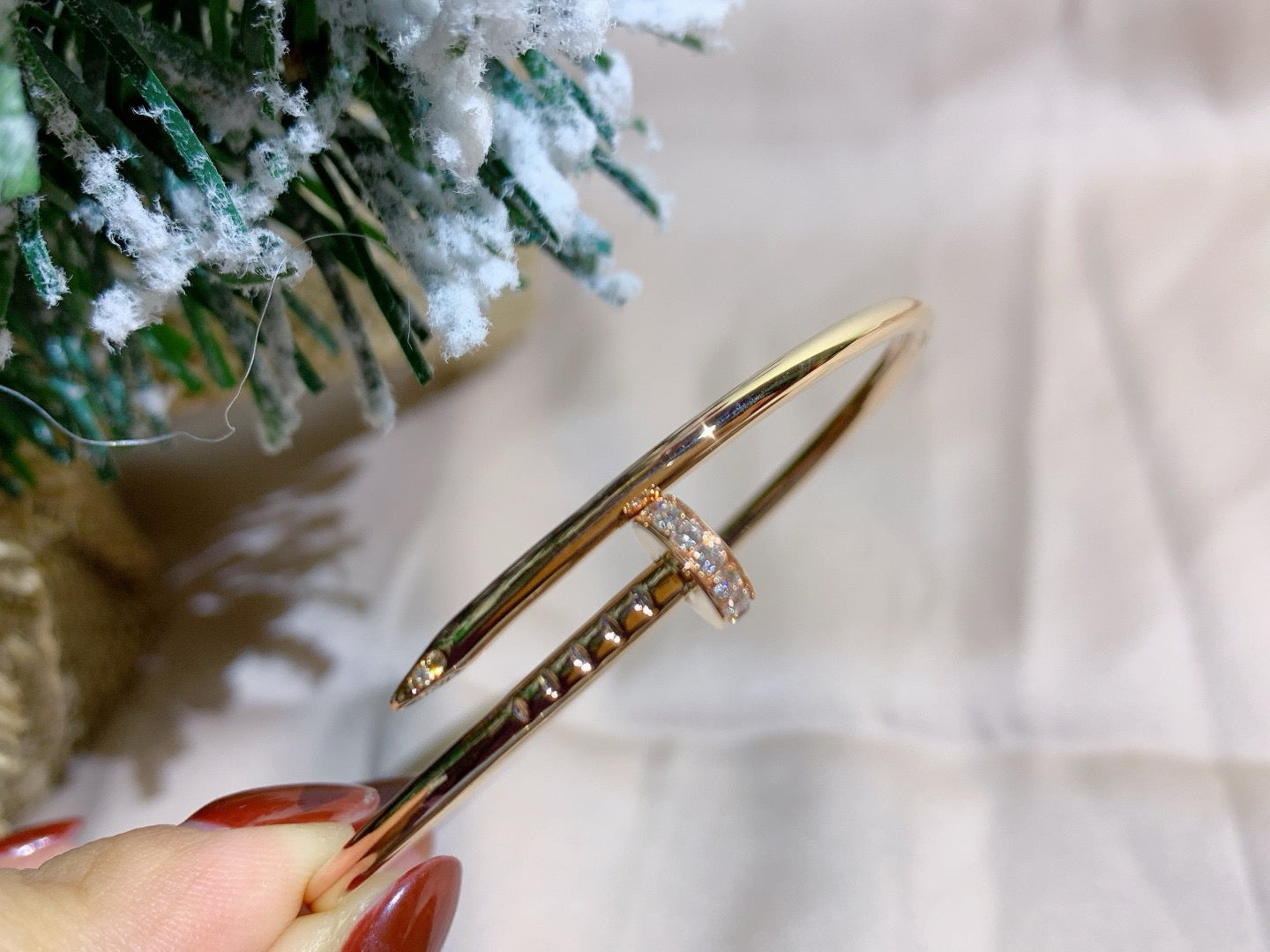 [Echo Fine ]JUSTE BRACELET 2.5MM DIAMONDS