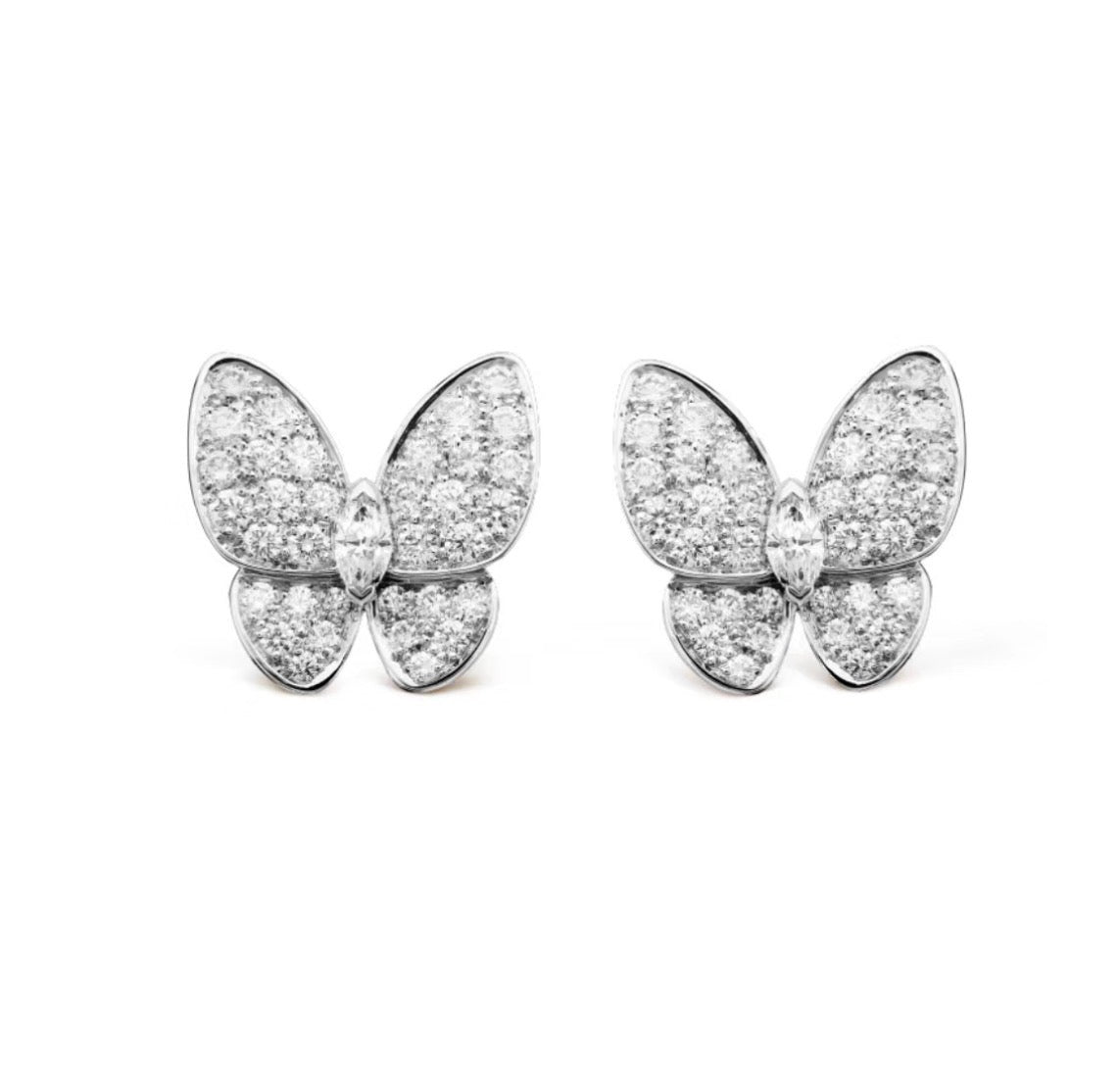[Echo Fine ]BUTTERFLY ALL DIAMOND EARRINGS