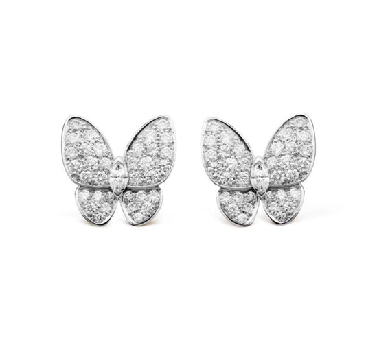 [Echo Fine ]BUTTERFLY ALL DIAMOND EARRINGS