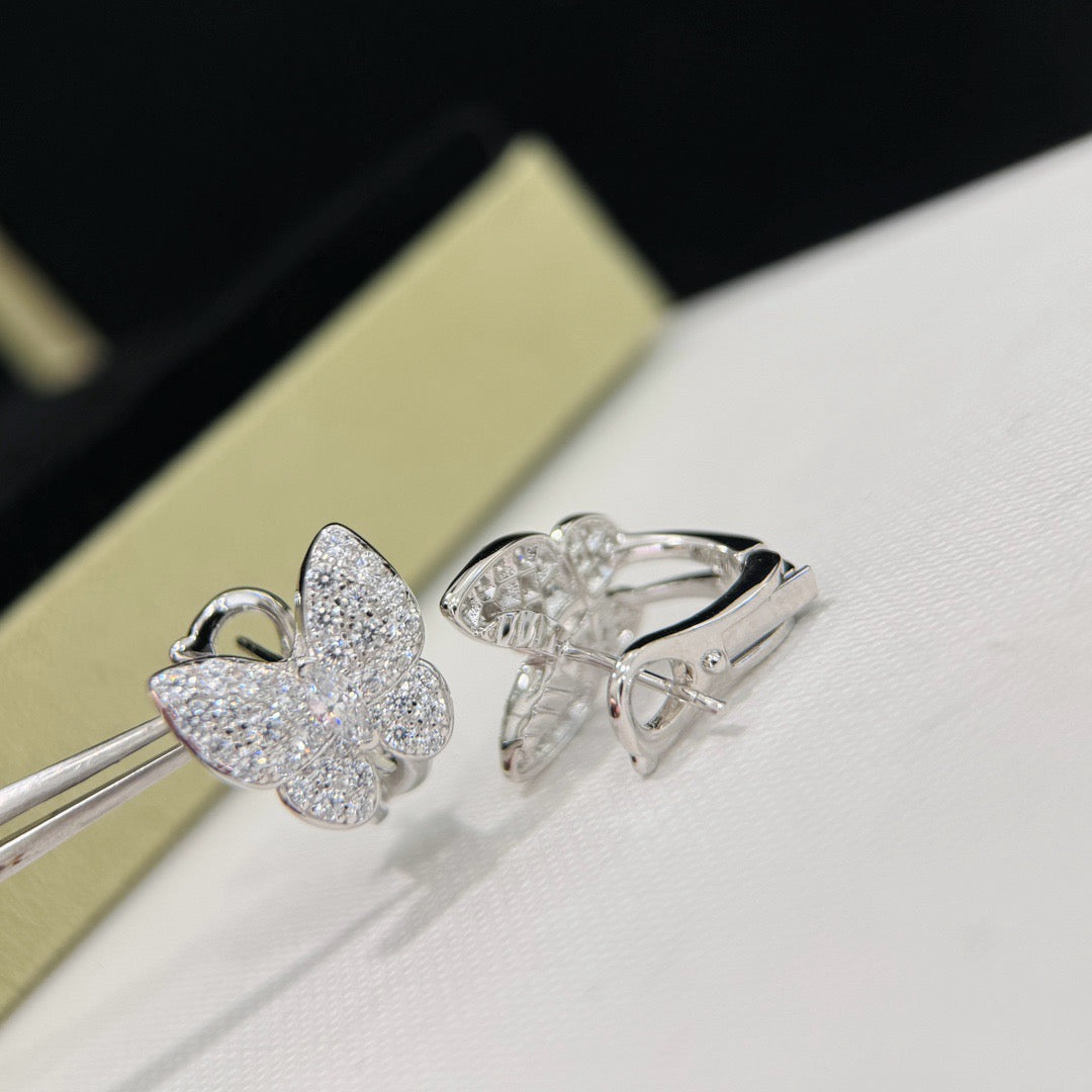[Echo Fine ]BUTTERFLY ALL DIAMOND EARRINGS