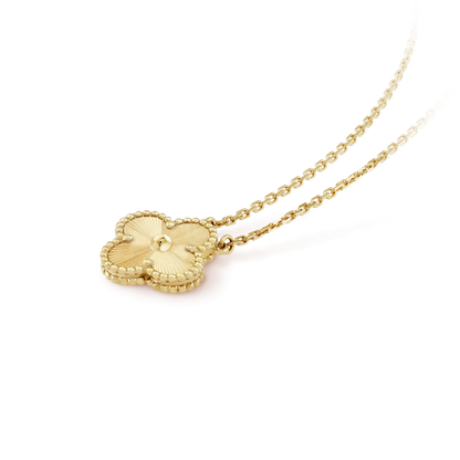 [Echo Fine ]CLOVER 15MM LASER NECKLACE