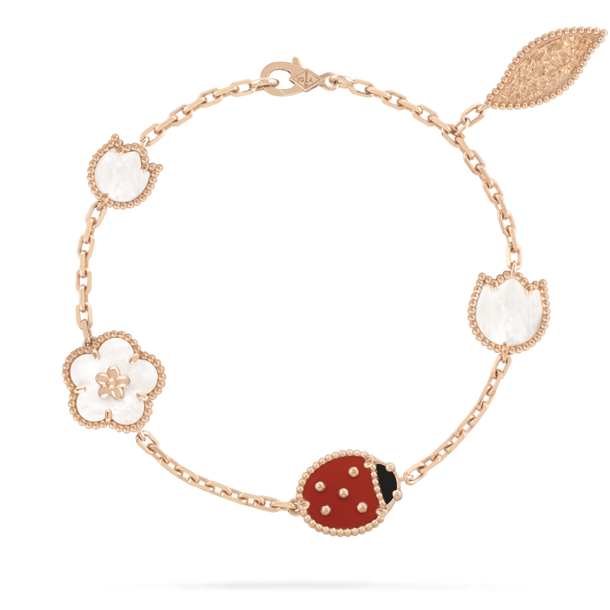 [Echo Fine ]LUCKY SPRING 5 MOTIF BRACELET