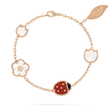 [Echo Fine ]LUCKY SPRING 5 MOTIF BRACELET