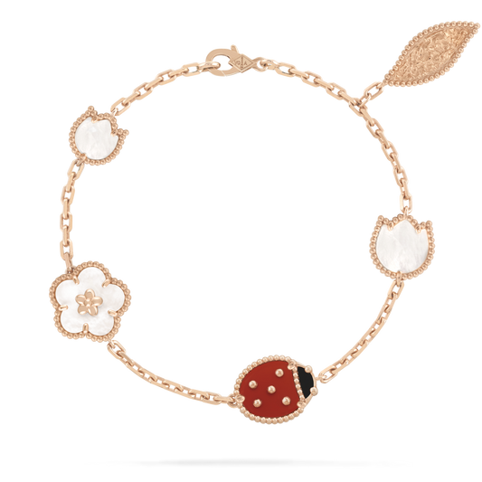 [Echo Fine ]LUCKY SPRING 5 MOTIF BRACELET
