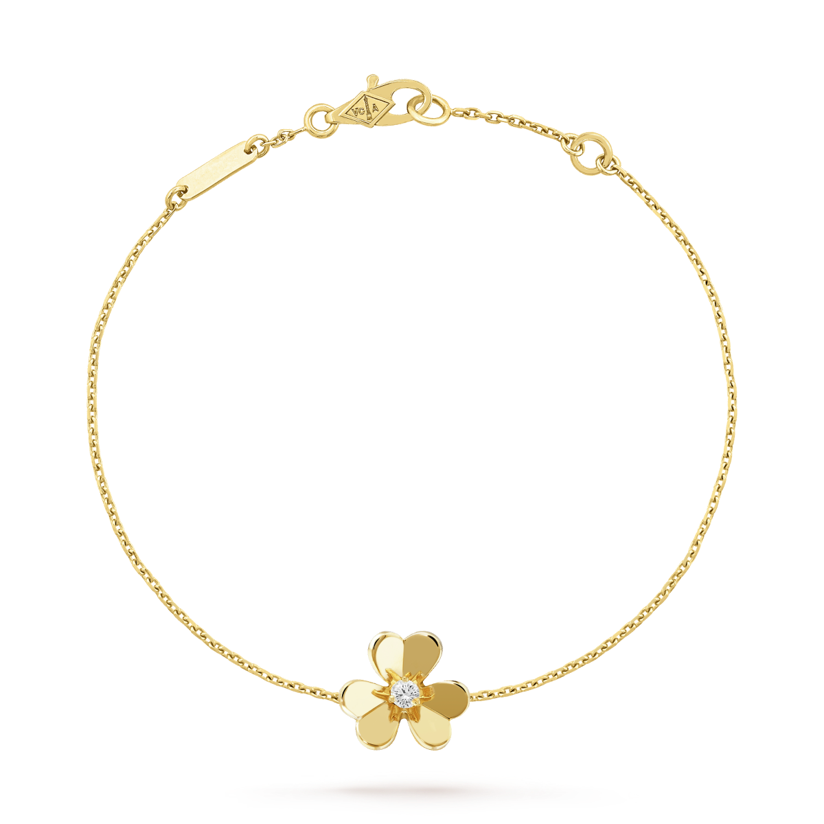 [Echo Fine ]FRIVOLE GOLD FLOWER PINK MALACHITE BRACELET