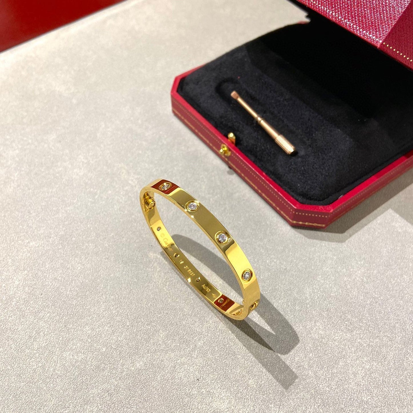 [Echo Fine ]LOVE BRACELET 6.1MM 10 DIAMONDS