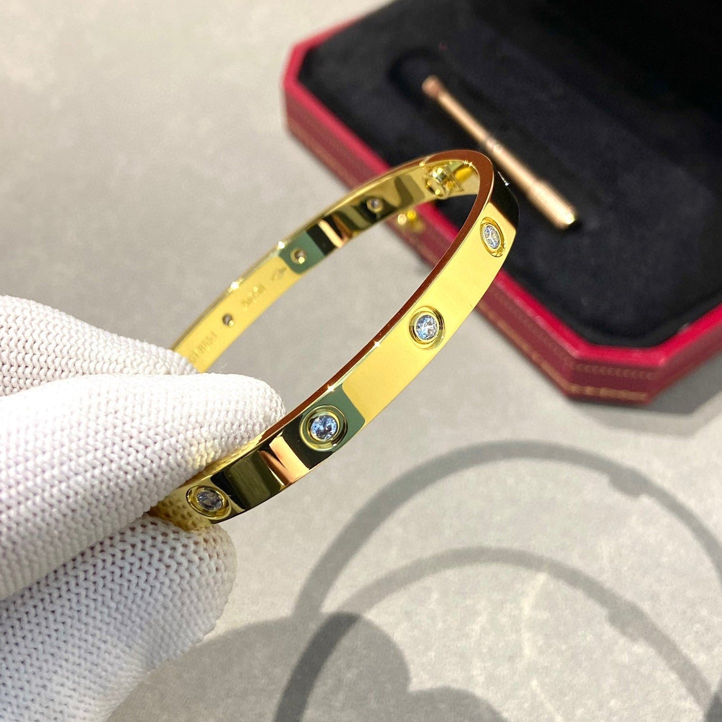 [Echo Fine ]LOVE BRACELET 6.1MM 10 DIAMONDS