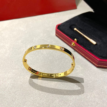 [Echo Fine ]LOVE BRACELET 6.1MM 10 DIAMONDS