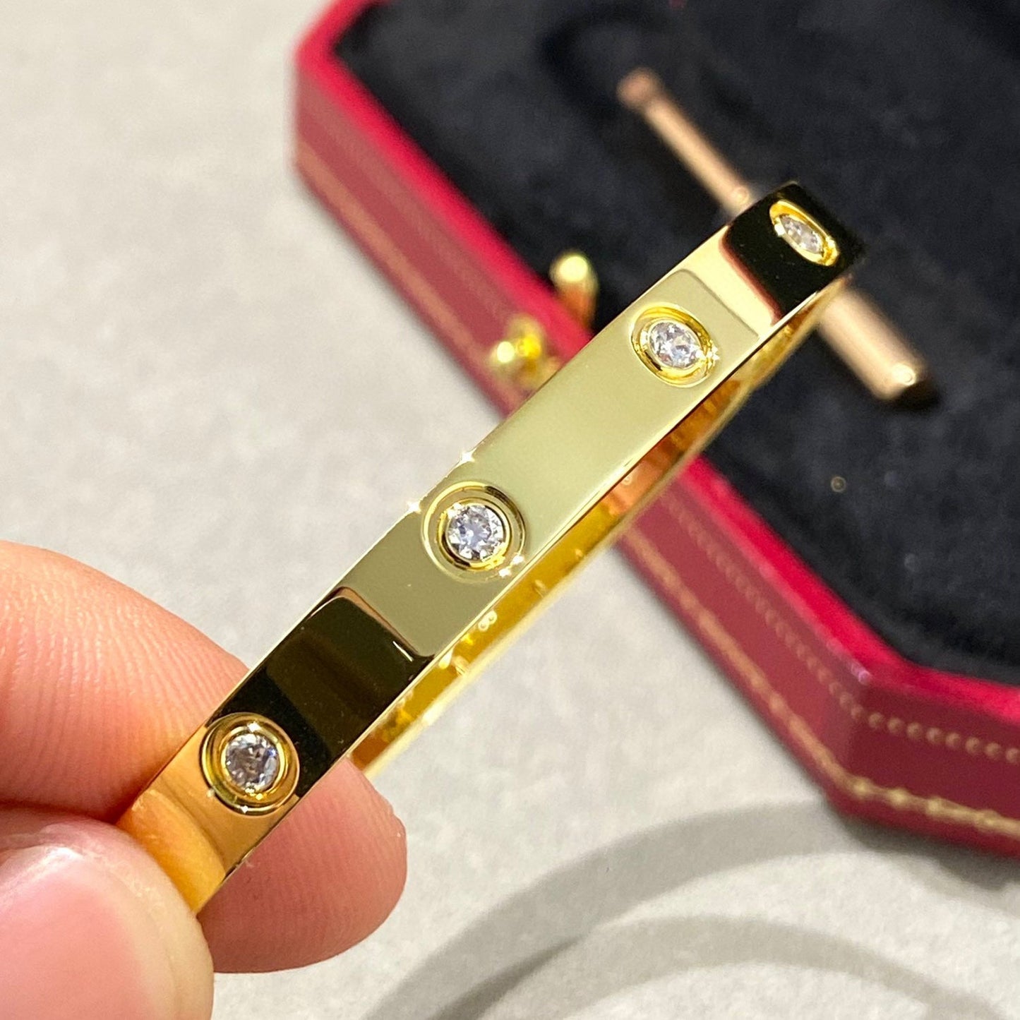 [Echo Fine ]LOVE BRACELET 6.1MM 10 DIAMONDS