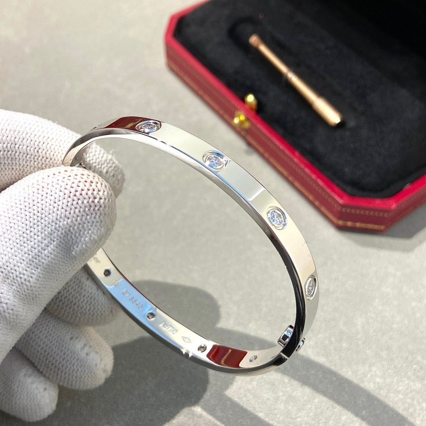 [Echo Fine ]LOVE BRACELET 6.1MM 10 DIAMONDS