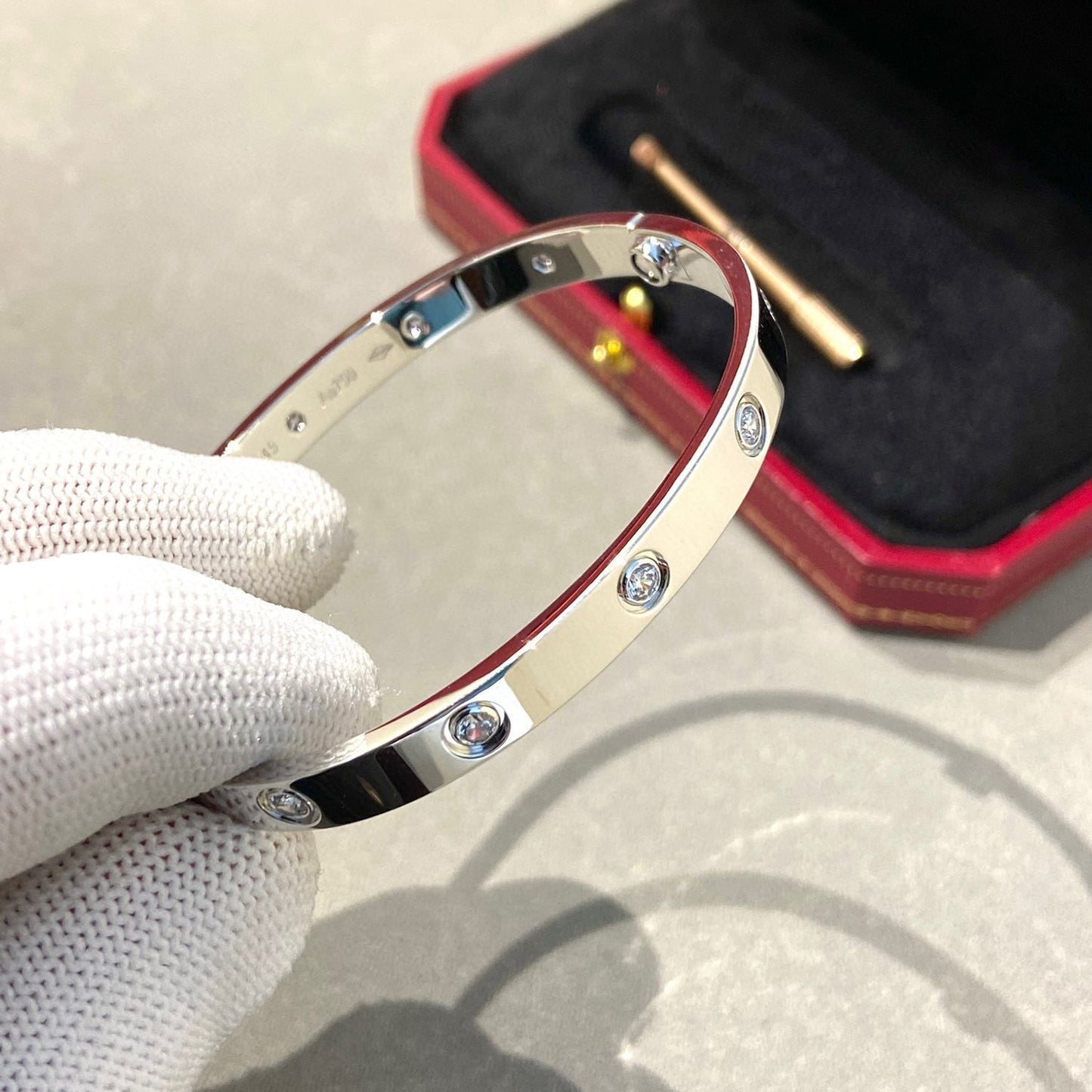 [Echo Fine ]LOVE BRACELET 6.1MM 10 DIAMONDS