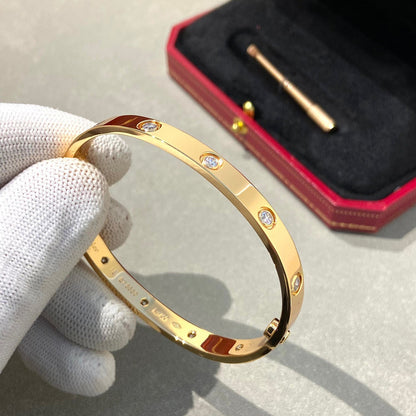 [Echo Fine ]LOVE BRACELET 6.1MM 10 DIAMONDS