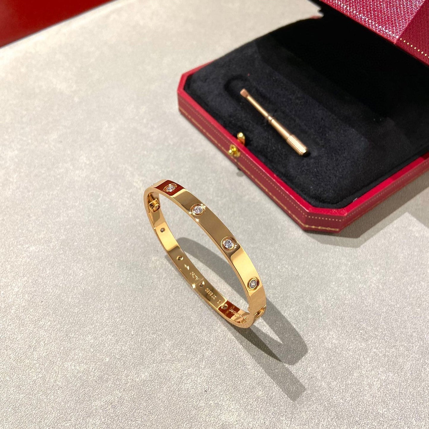 [Echo Fine ]LOVE BRACELET 6.1MM 10 DIAMONDS