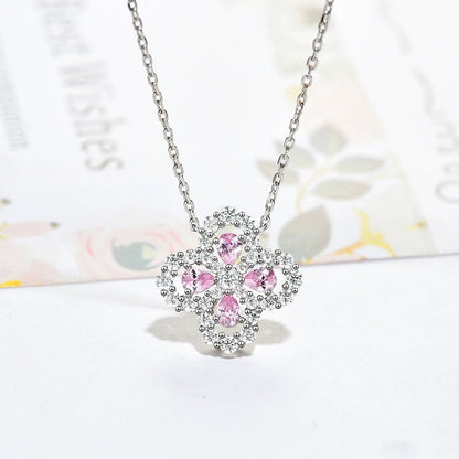 [Echo Fine ]LOOP NECKLACE FULL MOTIF DIAMOND 16MM MULTIPLE COLORS