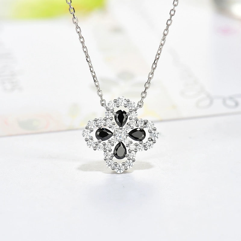 [Echo Fine ]LOOP NECKLACE FULL MOTIF DIAMOND 16MM MULTIPLE COLORS