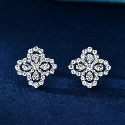 [Echo Fine ]LOOP EARRINGS FULL MOTIF DIAMOND 16MM