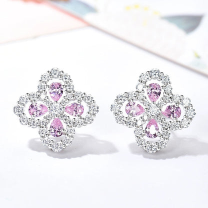 [Echo Fine ]LOOP EARRINGS FULL MOTIF DIAMOND 16MM