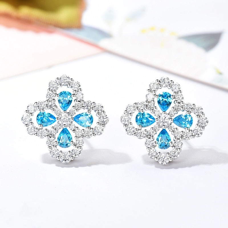 [Echo Fine ]LOOP EARRINGS FULL MOTIF DIAMOND 16MM