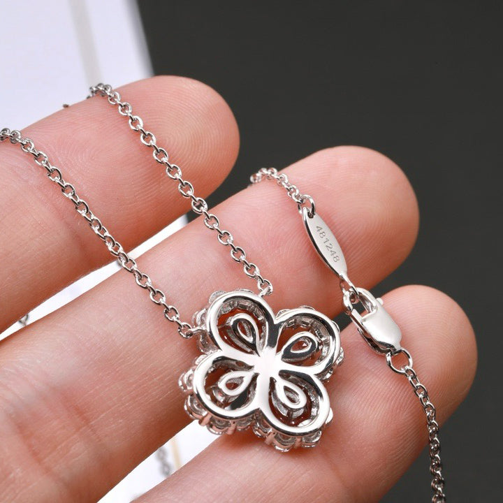 [Echo Fine ]LOOP NECKLACE FULL MOTIF DIAMOND 16MM MULTIPLE COLORS
