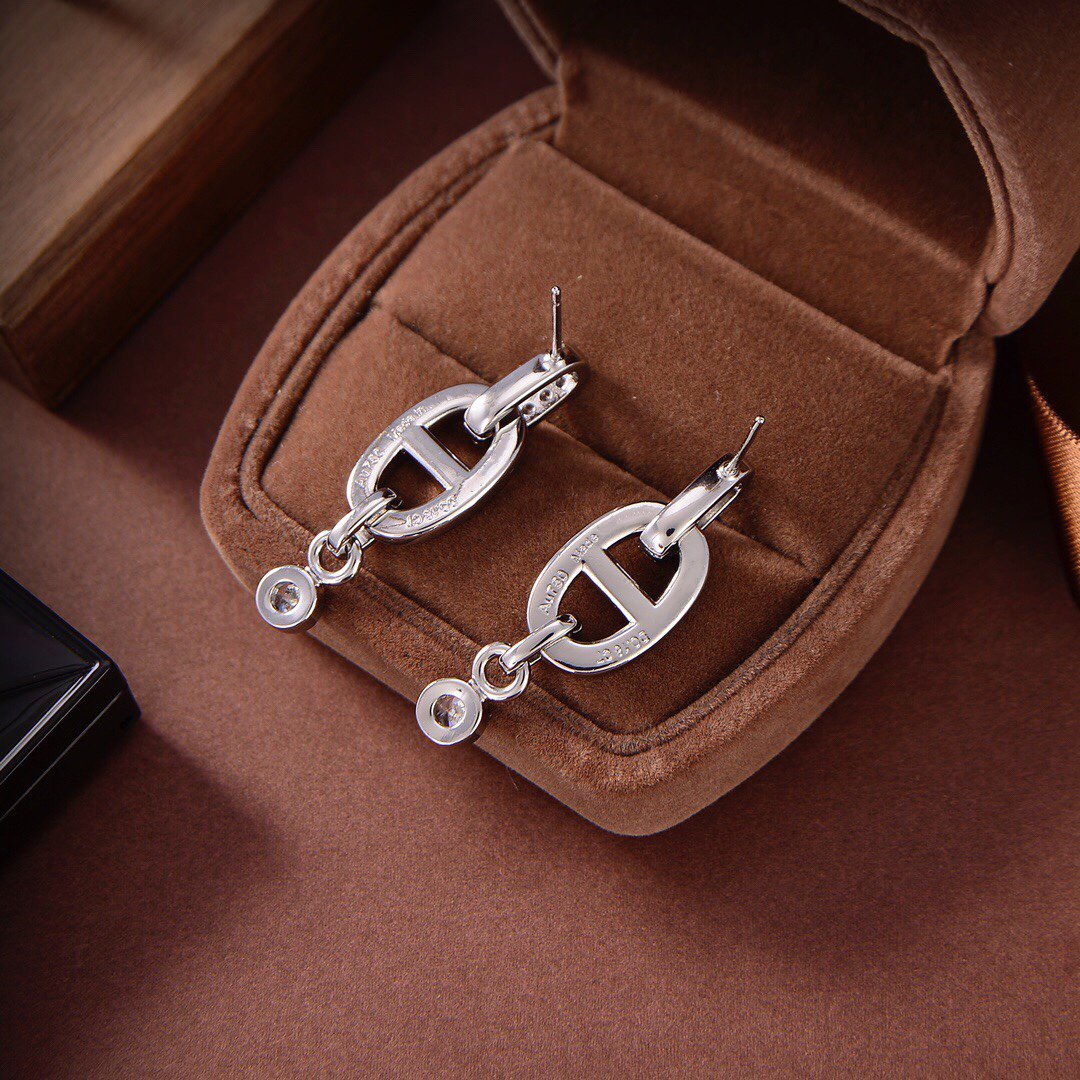 [Echo Fine ]HM CHAINE DIAMOND EARRINGS
