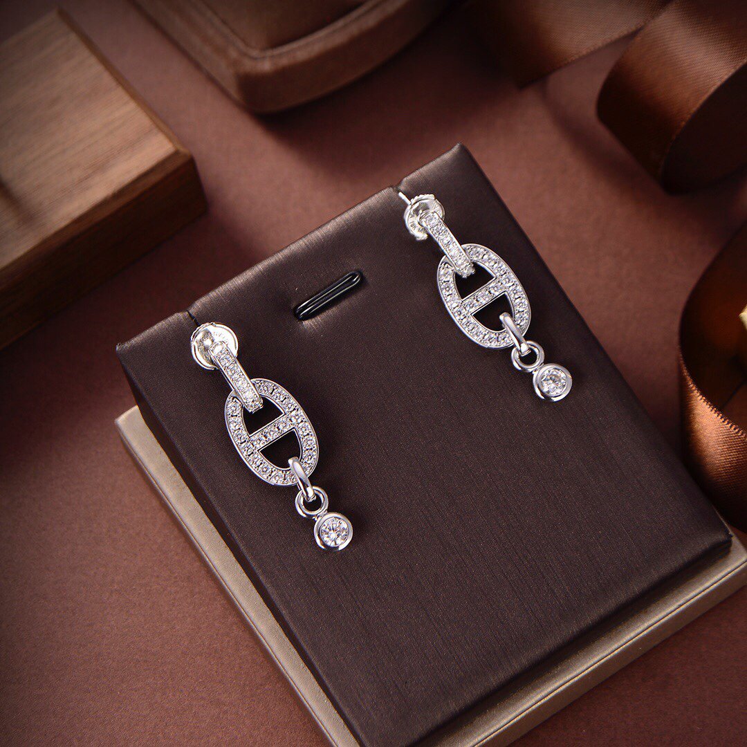 [Echo Fine ]HM CHAINE DIAMOND EARRINGS