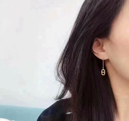 [Echo Fine ]CHAINE TASSEL EARRINGS