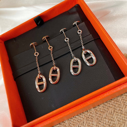 [Echo Fine ]CHAINE TASSEL EARRINGS