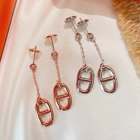 [Echo Fine ]CHAINE TASSEL EARRINGS