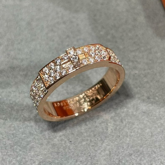 [Echo Fine ]KELLY PINK GOLD DIAMOND RING