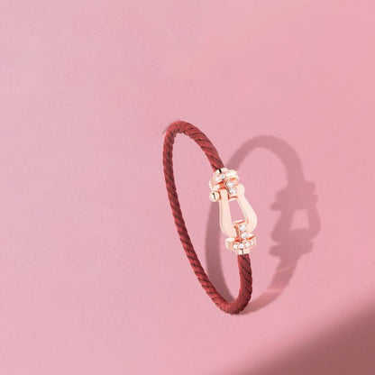 [Echo Fine ]FORCE 10 HALF DIAMOND PINK GOLD RED CORDERI LARGE AND MEDIUM MODEL