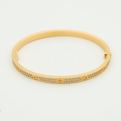 [Echo Fine ]LOVE BRACELET 3.65MM DIAMOND-PAVED