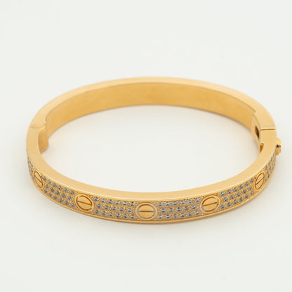 [Echo Fine ]LOVE BRACELET 6.1MM DIAMOND-PAVED