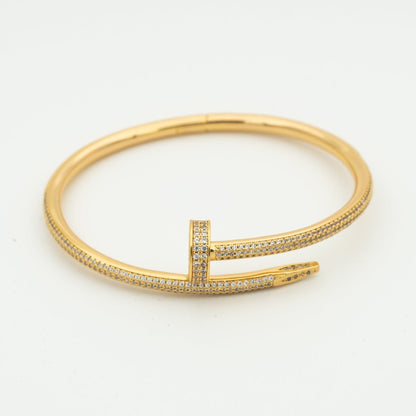 [Echo Fine ]JUSTE BRACELET 3.5MM ALL DIAMONDS