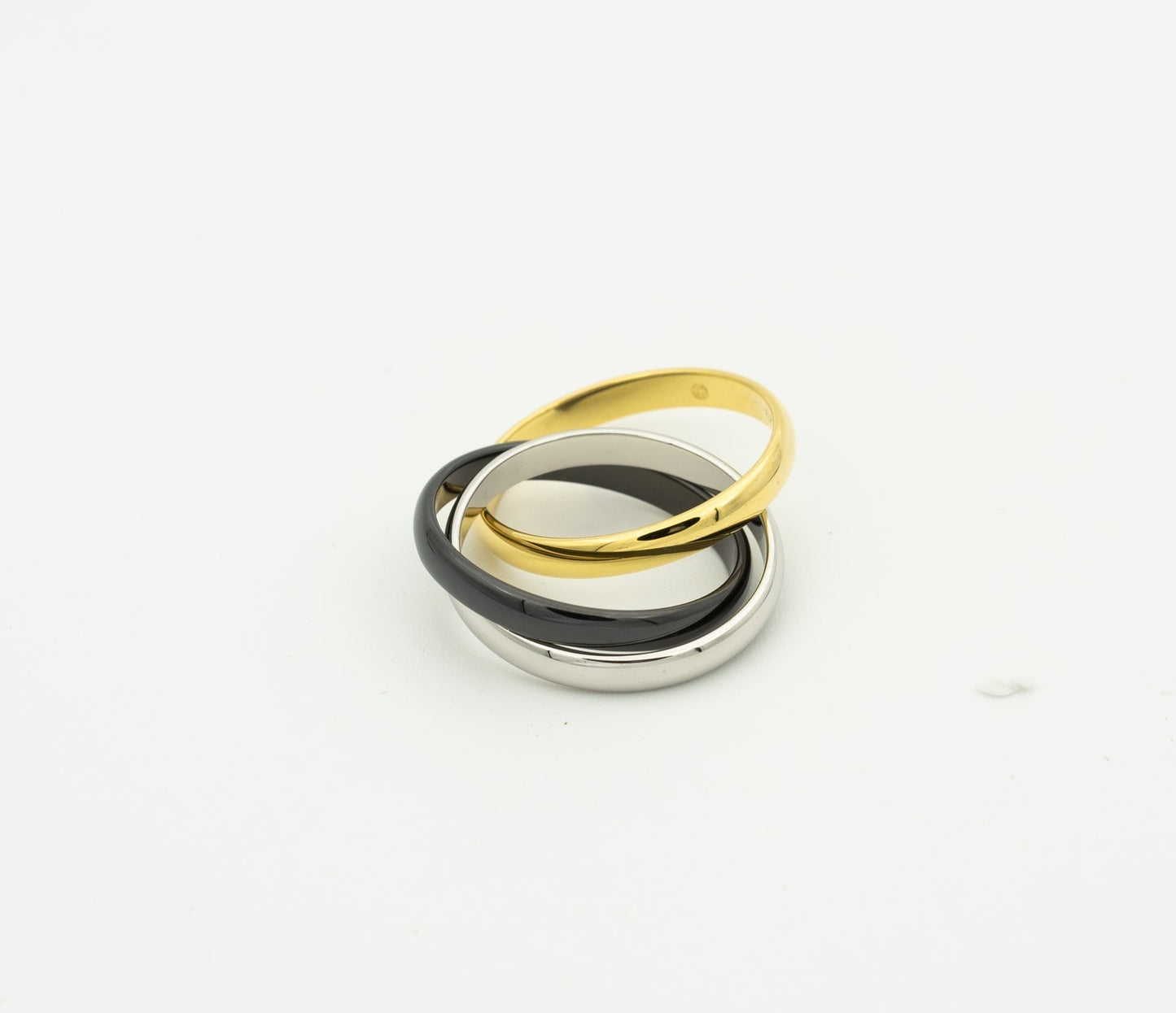 [Echo Fine ]TRINITY RING BLACK GOLD SILVER