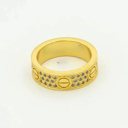 [Echo Fine ]LOVE RING 5.5MM DIAMONDS PAVED