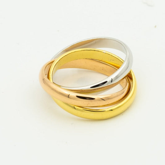 [Echo Fine ]TRINITY RING GOLD PINK GOLD SILVER