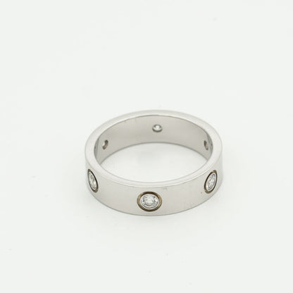 [Echo Fine ]LOVE RING 5.5MM 6 DIAMONDS SILVER
